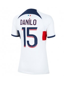 Ženski Nogometna dresi replika Paris Saint-Germain Danilo Pereira #15 Gostujoči 2023-24 Kratek rokav